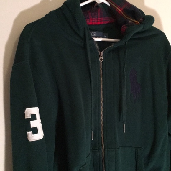 polo dark blue hoodie